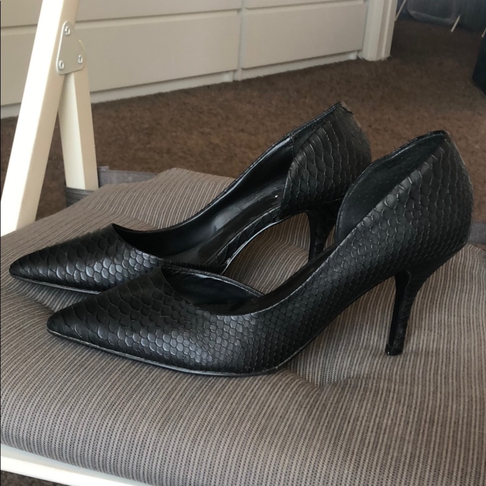 Aldo Snakeskin Mini Heel